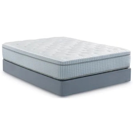 Queen Luxury Firm Pillow Top 2-Sided Pocketed Coil Mattress and 9" Premium Wood Foundation